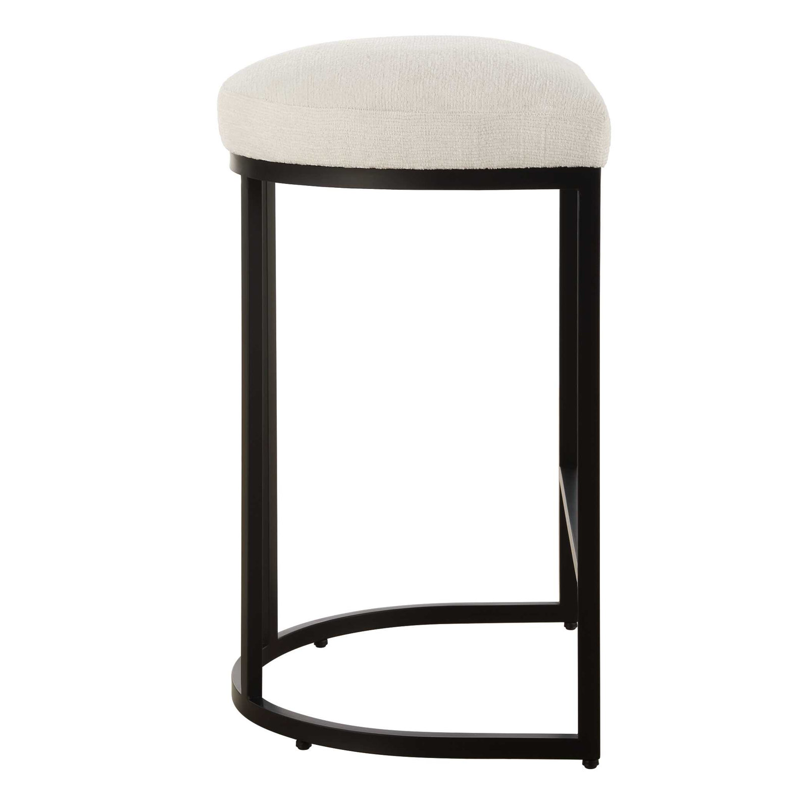 26" Bar Stool, Beige, Black