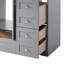 Meuble-lavabo sur pied 36 po avec lavabo en résine-527238639