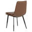 Chaise d'appoint rembourrée Bozhidar (ensemble de 2)