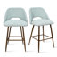 Tabouret de comptoir rembourré H 26 po Berneta-1112665478-1186250876