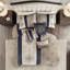 Édredon bleu marine avec 7 pièces de style luxueux et coussins décoratifs-120469379-120469381