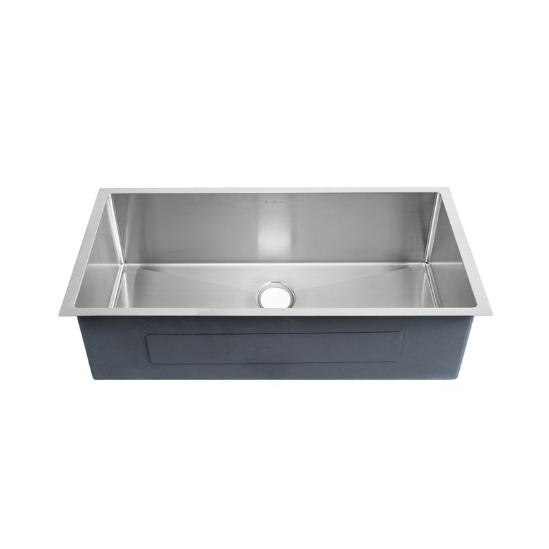 Rivage 32 x 19 Stainless Steel, Single Basin, Undermount Kitchen Sink, Brushed