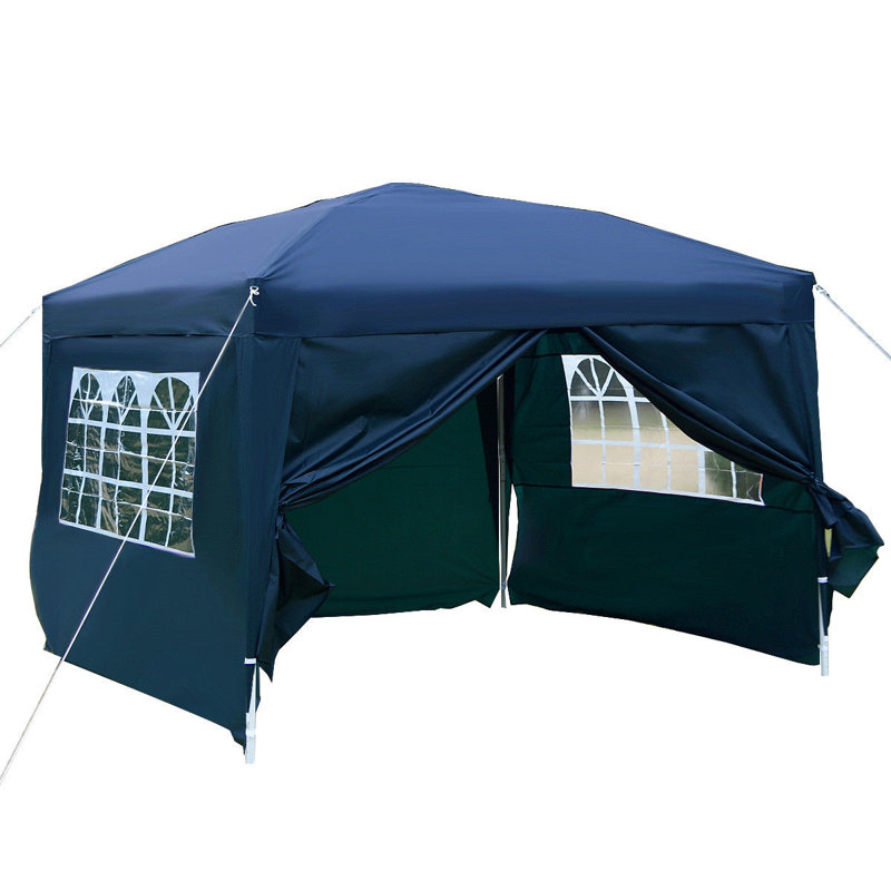 Diggs 3m x 3m Metal Patio Gazebo, Blue