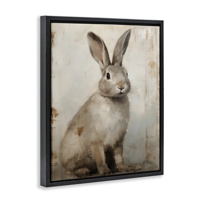  «Natural Rabbit Portrait», art mural encadré par Arlington Prints