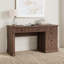 Rangement de bureau cannelé, bureau de direction moderne de 54 po avec station de charge, bureau d'écriture en bois avec classeur et tiroirs pour bureau, salon-1960220364