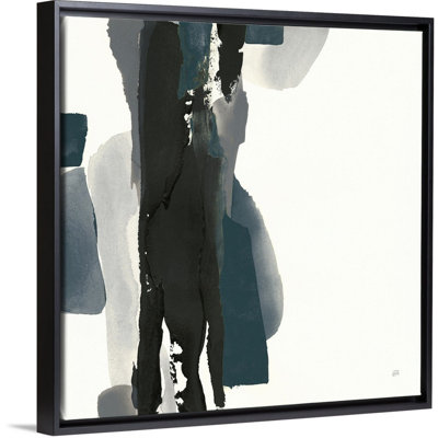 «Black and Dark Teal II» par Chris Paschke, reproduction d'art sur toile
