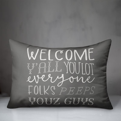 Outdoor Reversible Throw Pillow