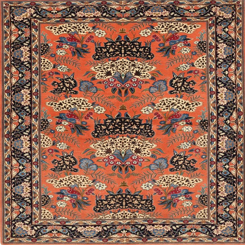 Oriental Indoor Rug, Round 5'