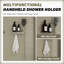 Support de douche 2 en 1, tablette de rangement intégrée et deux crochets compatibles-121696509
