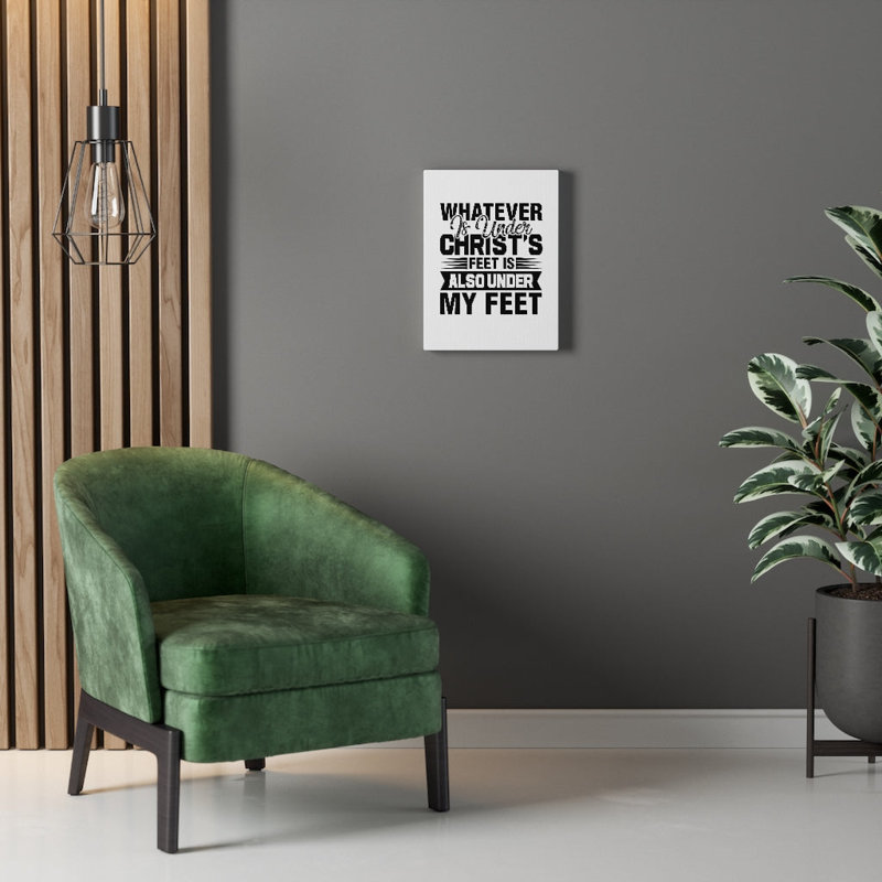 Under Christ's Feet - Wrapped Canvas Print, 41cm H x 30cm W