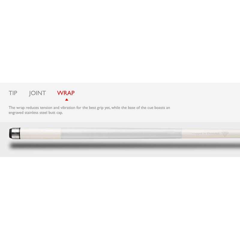 Viper 58" Blue Maple Wood Pool Cue with Linen Wrap