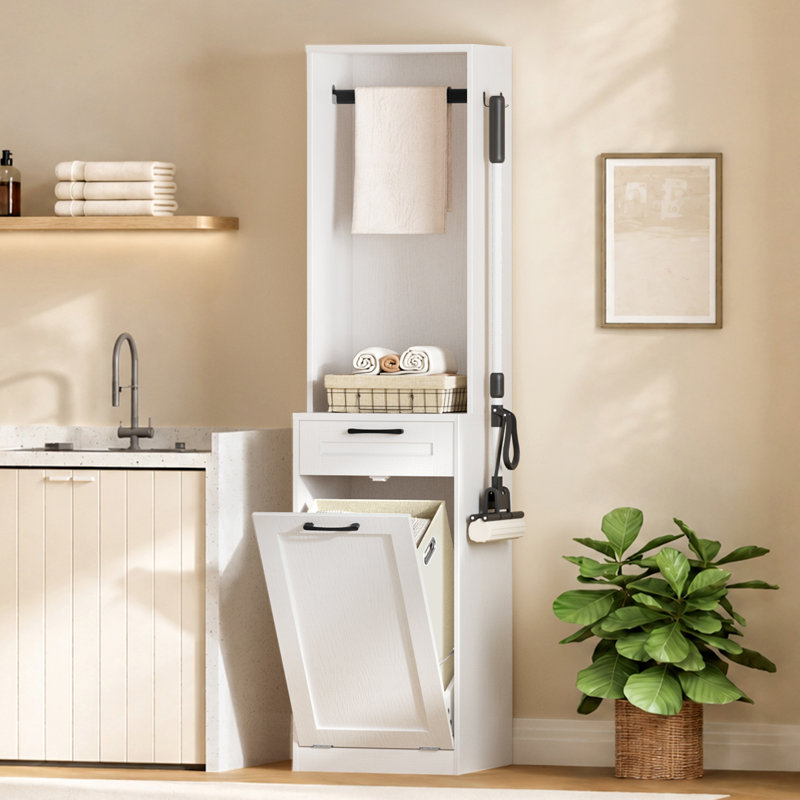 Particle Board / Chipboard Cabinet Laundry Hamper