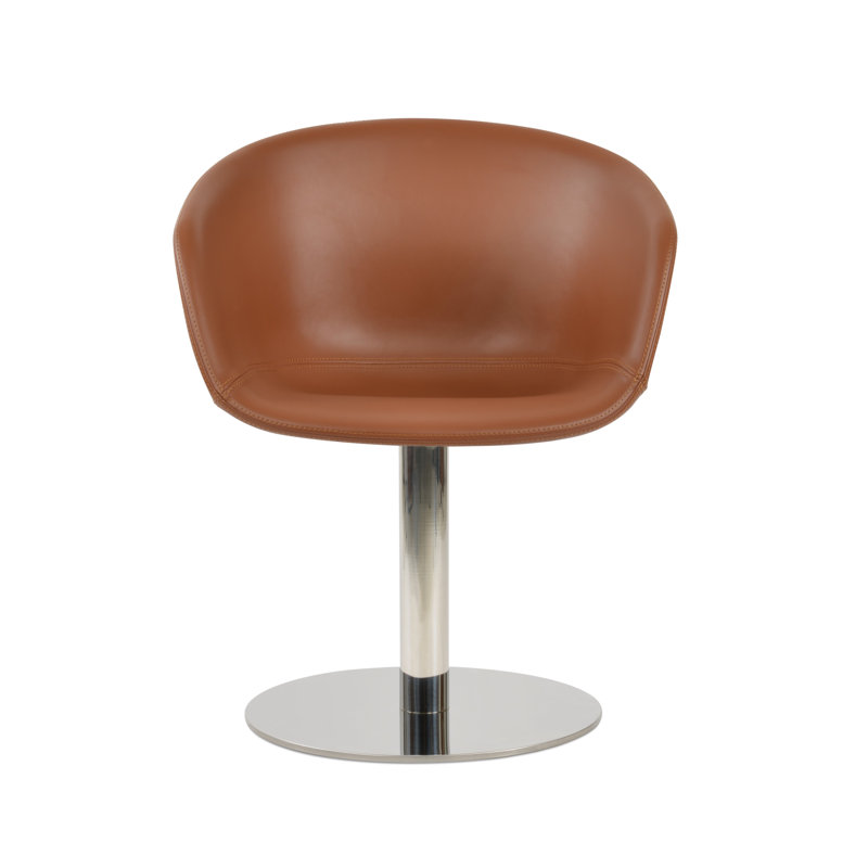 Fauteuil Tribeca, Noisette, Brossé