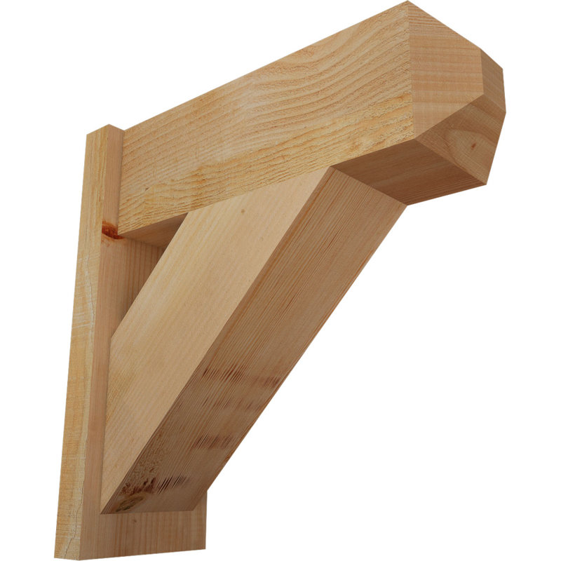Artisan traditionnel en bois rustique, P 22 po x H 22 po, Sapin Douglas de 8 po (sciage brut)