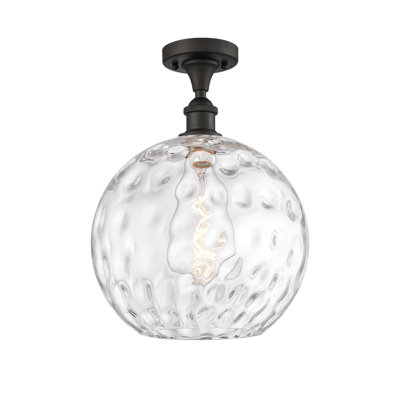 Plafonnier semi-encastré 1 lumière 8 po Cindi