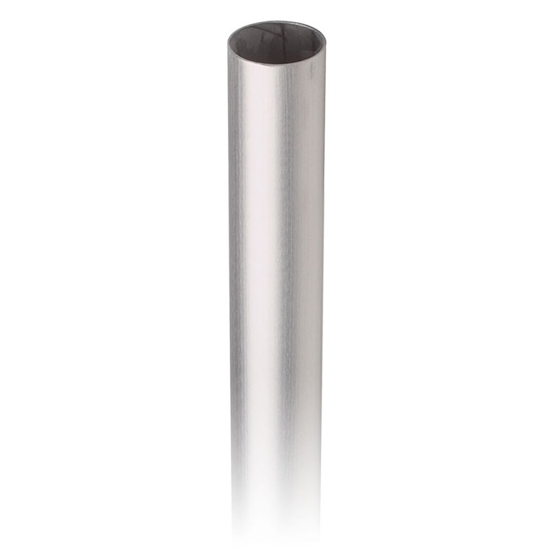 Tubes 304, Acier inoxydable satiné, H 1,5 po x l 48 po x P 1,5 po