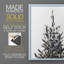 Arbre de Noël disco I - impression encadrée de qualité supérieure - prêt à être accroché - aucun clou requis - aucun clou requis-695637082-695637084