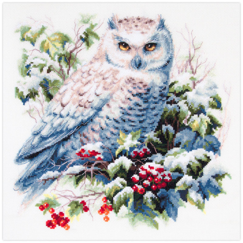 Ensemble de point de croix compté 70-24 Snowy Owl