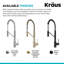 Robinet de cuisine à poignée simple rétractable à poignée simple KRAUS Oletto-66764879