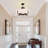 Ainura 8 - Light Dimmable Modern Farmhouse Fabric Drum Chandelier For Living Room Kitchen Entryway Hallway Foyer