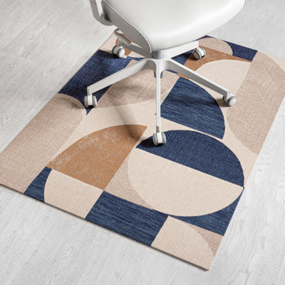 Anji Mountain 40" W x 54" D Chairmat Floor Protector & Style Enhancer for Home Office or Dining Spaces
