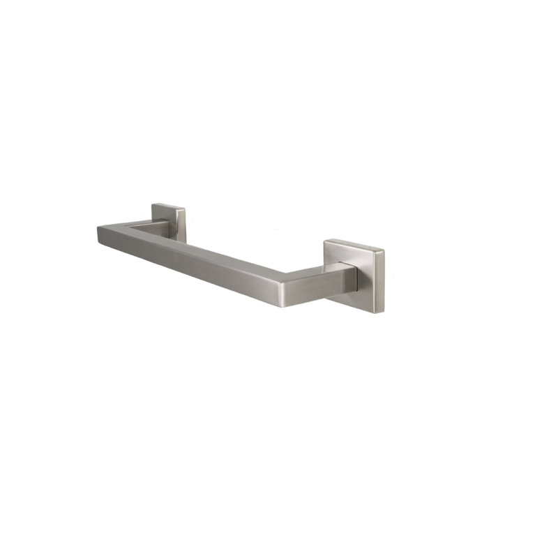 Barre à serviettes murale à onglets 12" Primo, Nickel brossé