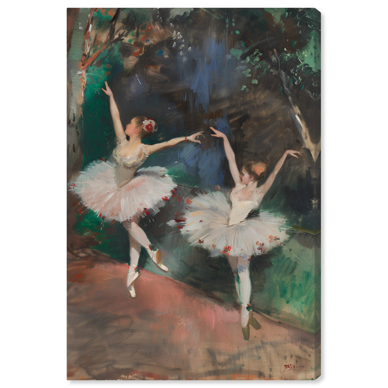Classical Ballerinas Impressionist Canvas Wall Art, 20" x 30"