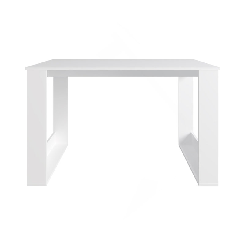 Bureau d'ordinateur Albion, bureau, blanc, Blanc
