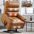 Leatheraire Dual Motor Infinite Position Up To 350 LBS Power Lift Recliner Chair With Power-Remote, Heat Massage And Heavy Duty Motion Mechanism-1384079108
