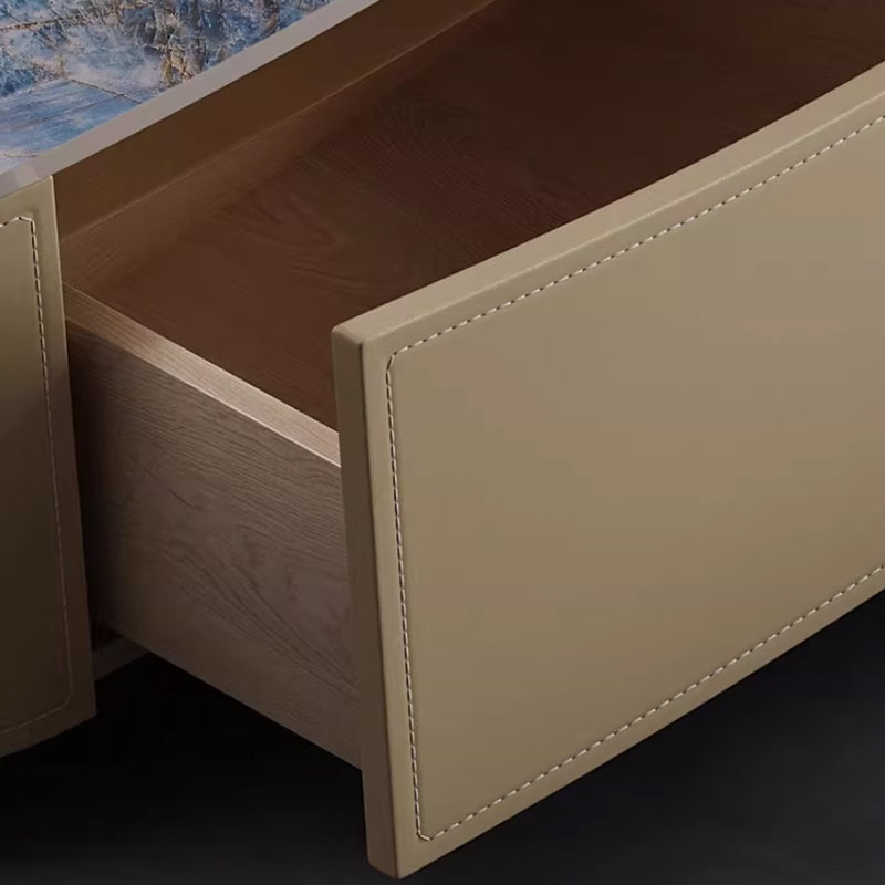 Meuble télé en bois manufacturé rétro, 94.49, Bleu pâle