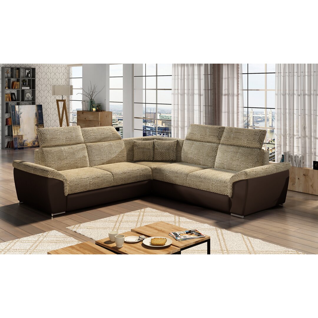 Ecksofa Valente mit Bettfunktion