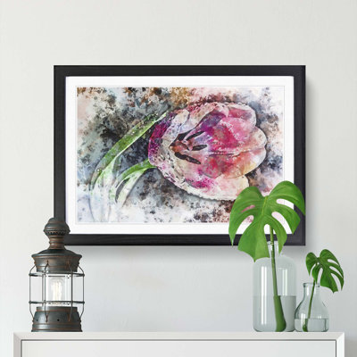 Pink Tulip - Framed Print
