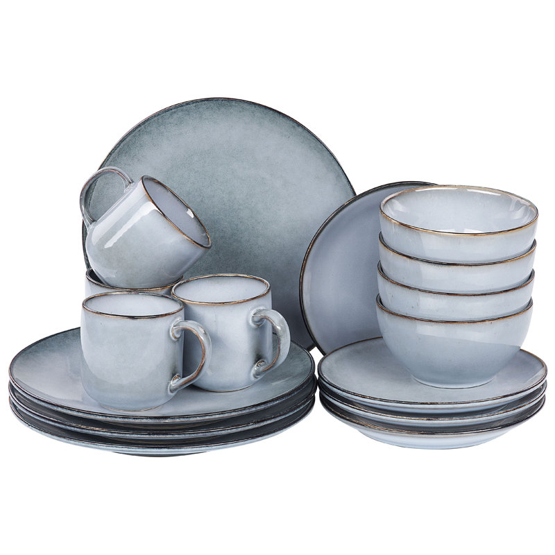 Kila Piece Handmade Stoneware Dinnerware Set - Service for 4
