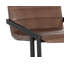 Dainon Upholstered Stool with Metal Frame