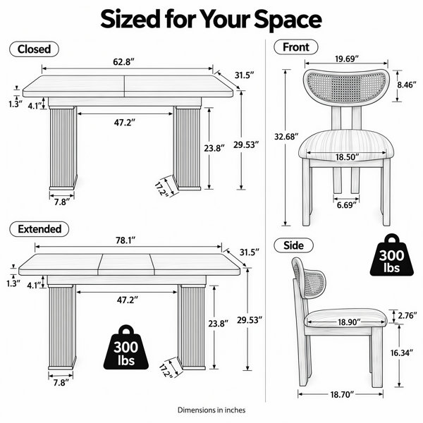 Dimensions du produit
