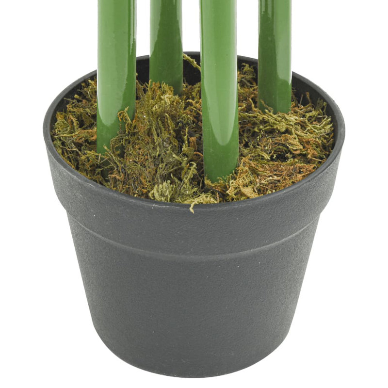 Faux Bamboo Tree Plant in Plastic Pot, 120cm H x 16cm W