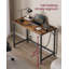 Ahuva Metal Base Computer Desk with Power Outlet-398349385