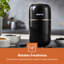Geepas Coffee Grinder 80 g Capacity | Stainless Steel Bowl & Double Blades | Electric Dried Spice Nuts Herbs Beans Coffee Grinder | Small Fixed Mill with Transparent Lid | 2 Year Warranty, 200W-93212532