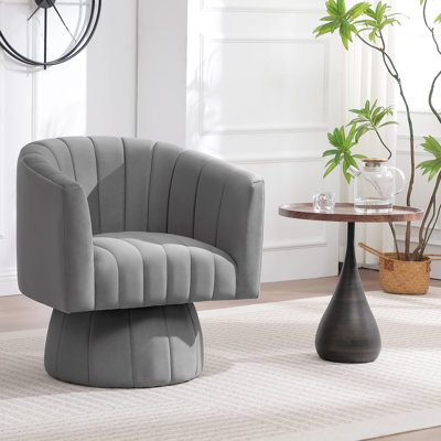 Fauteuil demi-tonneau pivotant 28 po