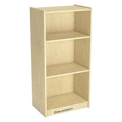 3 Compartment Manufactured Wood Shelving Unit