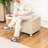 17 Inches Square Ottoman With Storage-858603445