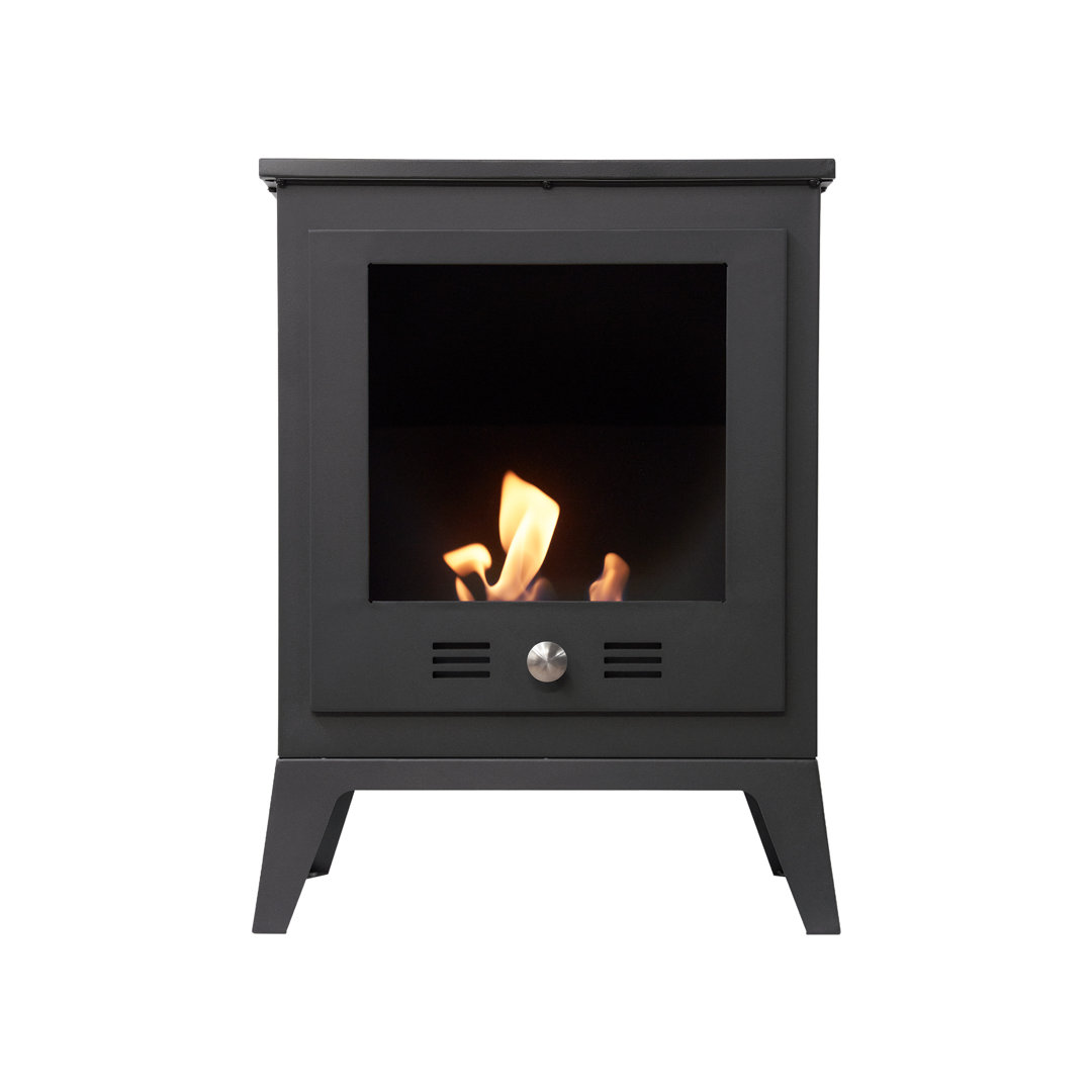 Carino Bio Ethanol Stove in Black