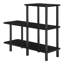 Dulcia 71cm H x 80cm W Plastic Step Bookcase-258946255