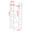 Delorise 60 cm W Shelving Unit