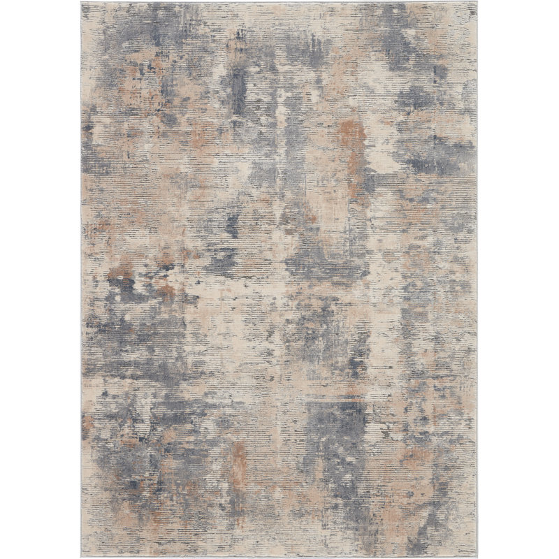 Abstract Indoor Rug, Rectangle 3'11" x 5'11"