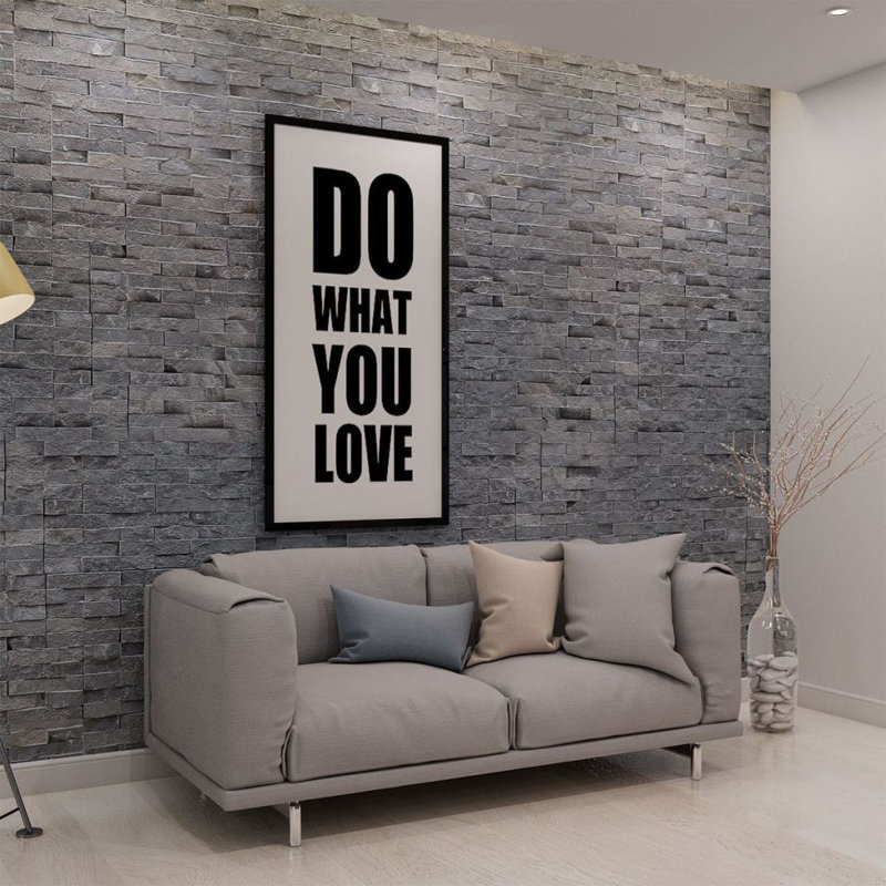 Wall Cladding Panels Marble Black 5.4 ft²