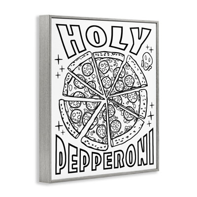 «Saint Pepperoni Pizza», estampe numérique, conception de Ziwei Li