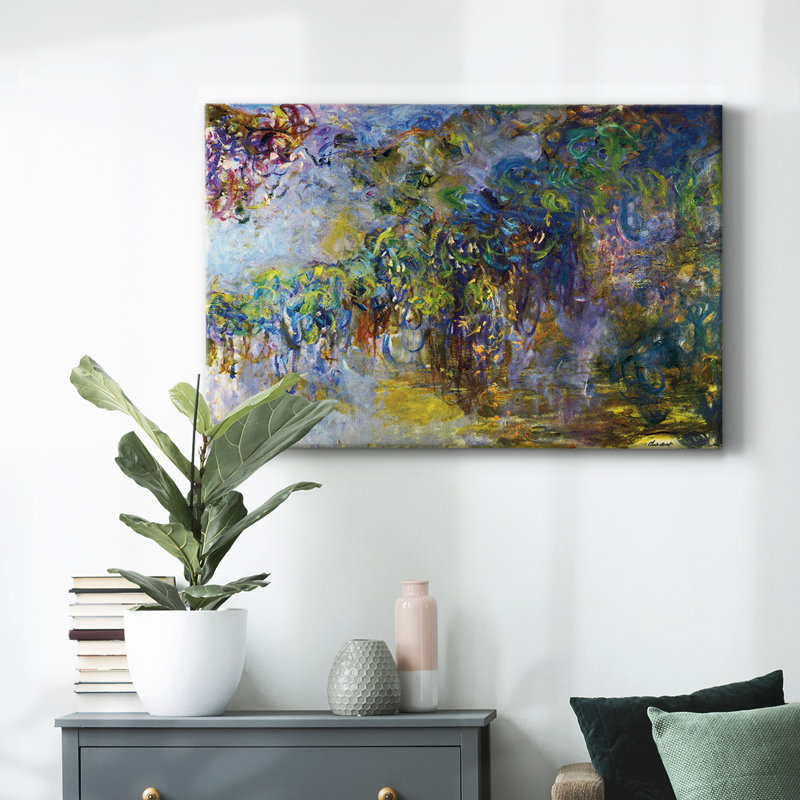 Wisteria [2] par Monet-Gallery, toile tendue, H 8 po x l 12 po