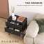 Albria 48cm W Manufactured Wood Bedside Table-1292151152-1292151158