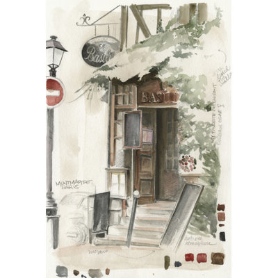 UA CH Cafe Study I by Jennifer Paxton Parker - Art Prints on Canvas